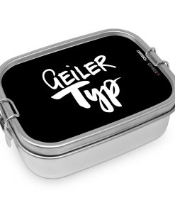 ppd Lunchbox "Geiler Typ" aus Edelstahl