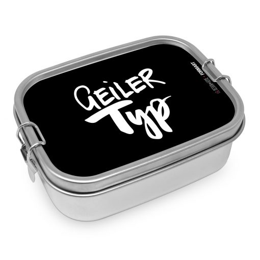 ppd Lunchbox "Geiler Typ" aus Edelstahl