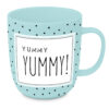 ppd Porzellan-Tasse "Yummy Yummy"