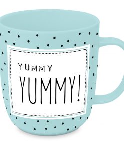 ppd Porzellan-Tasse "Yummy Yummy"