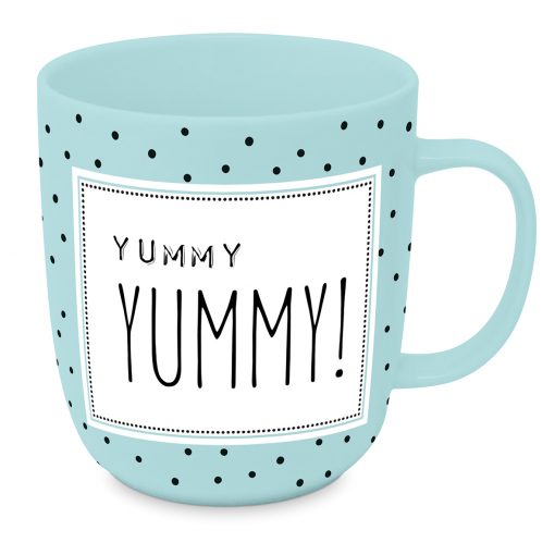 ppd Porzellan-Tasse "Yummy Yummy"