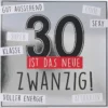 Pop-up-Musikkarte "Das neue Zwanzig" mit Licht-Effekt, zum 30. Geburtstag