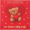 Pop-up-Musikkarte "Alles liebe" mit Licht-Effekt