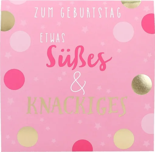 Pop-up-Musikkarte "Süßes & Knackiges" mit Licht-Effekt