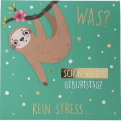 Pop-up-Musikkarte "Kein Stress" mit Licht-Effekt