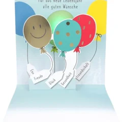 Pop-Up Musikkarte 
