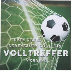 Pop-up-Musikkarte "Volltreffer" mit Licht-Effekt
