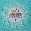 Pop-up-Musikkarte "Runder Geburtstag" mit Licht-Effekt
