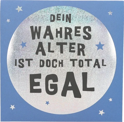 Pop-up-Musikkarte "Wahres Alter" mit Licht-Effekt