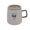 Mea-Living Tasse Schutzengel "Lieblingsmensch" grau