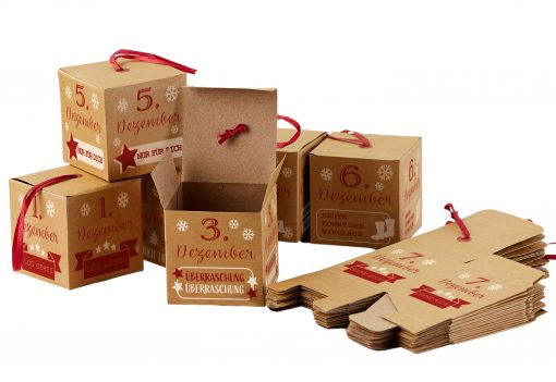 Do-It-Yourself Adventskalender "Box", 24-teilig