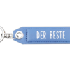 Schlüsselanhänger "Der Beste" - Leder *