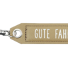 Schlüsselanhänger "Gute Fahrt!" - Leder *