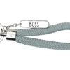 Schlaufen-Schlüsselanhänger "Boss" Grau