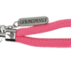 Schlaufen-Schlüsselanhänger "Lieblingsmensch" Neon-Pink