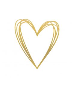 ppd Servietten "Pure Heart gold"