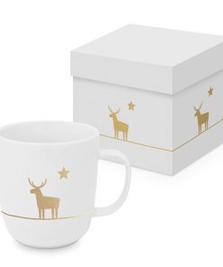 ppd Tasse "Pure Gold Deer" in Geschenkbox