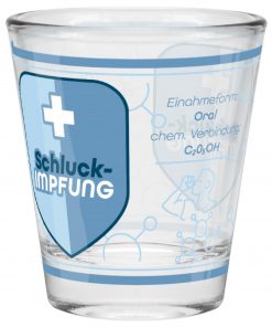 Sheepworld Schnapsglas "Schluckimpfung"