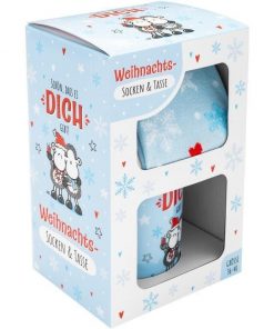 Sheepworld Tasse-Socken-Set "Dich"