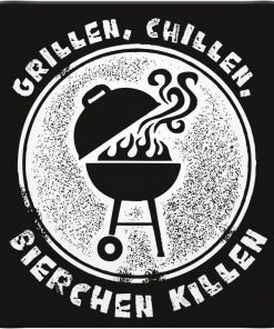 Sheepworld Untersetzer Grillen chillen Bierchen killen