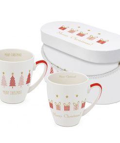 ppd Tassen-Set "Tree Parade" in Geschenkbox