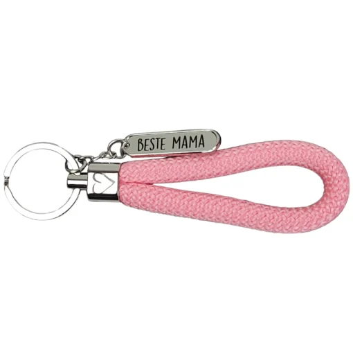 Schlaufen-Schlüsselanhänger "Beste Mama"