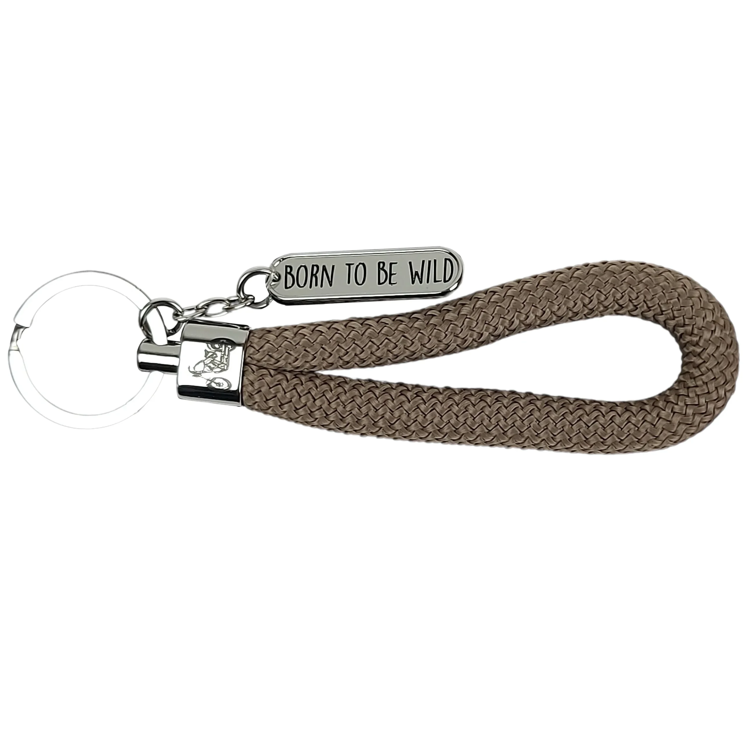 Schlaufen-Schlüsselanhänger "Born to be wild"