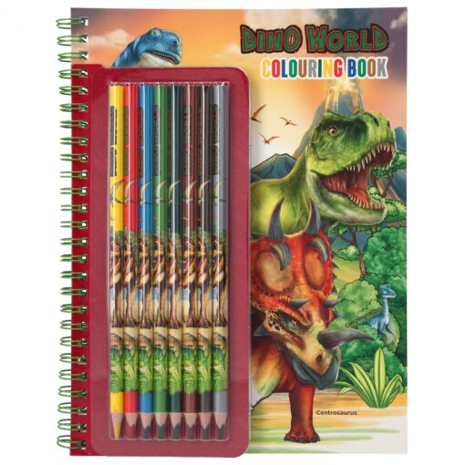 DINO WORLD Malbuch Buntstiften