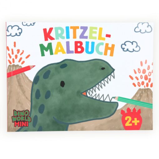 DINO WORLD Kritzel-Malbuch - MINI DINO