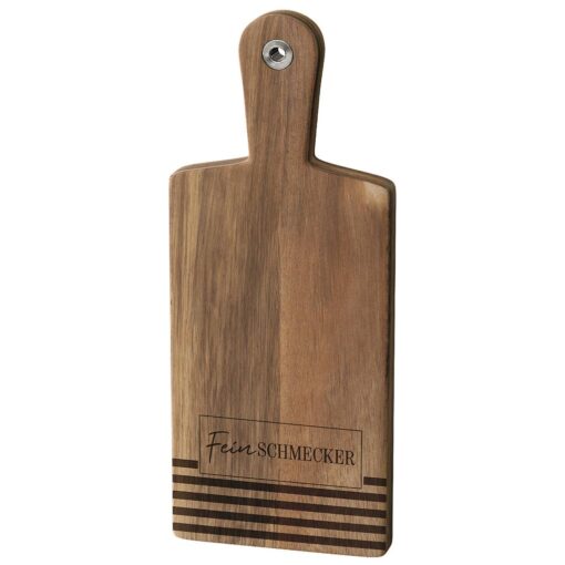 Geschenk für Dich Holzbrett "Feinschmecker"