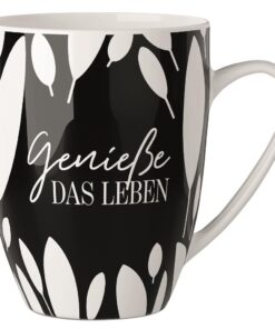 Becher "Genieße" (Salt & Pepper) - Geschenk für Dich