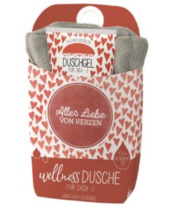 Wellnessdusche "Alles Liebe von Herzen"