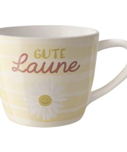 Maxi-Becher "Gute Laune" (Liebe Grüße) - Geschenk für Dich