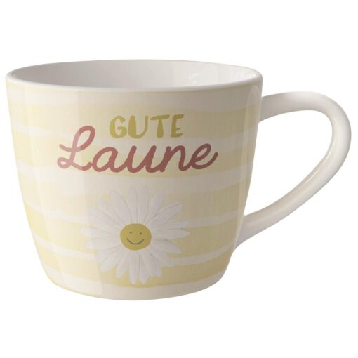 Maxi-Becher "Gute Laune" (Liebe Grüße) - Geschenk für Dich