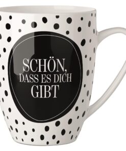 Becher "Schön" (Salt & Pepper) - Geschenk für Dich