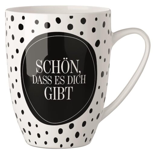 Becher "Schön" (Salt & Pepper) - Geschenk für Dich