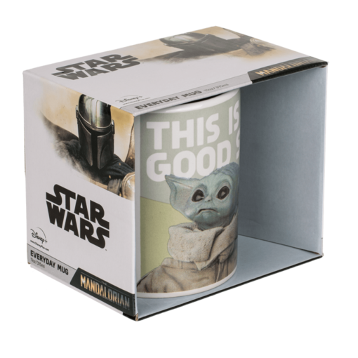 Der Becher "Star Wars - The Mandalorian" hat ein Fassungsvermögen von 325ml und ist die perfekte Wahl für alle Fans der Star Wars Saga.