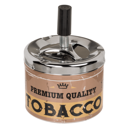 Metall-Druckaschenbecher "Tobacco"