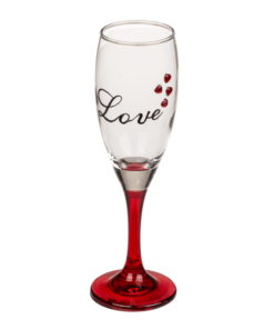 Sektglas 2er-Set "Love"