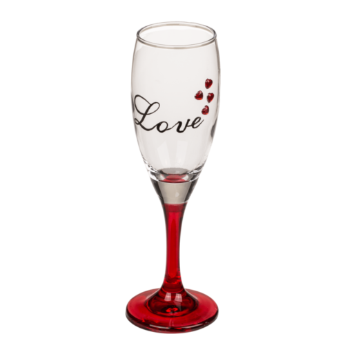 Sektglas 2er-Set "Love"