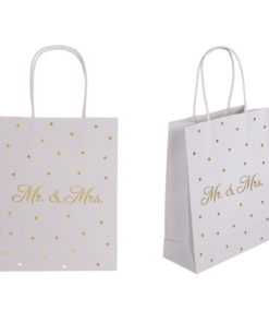 Papier-Geschenktüte "Mr. & Mrs."