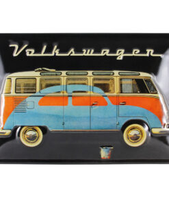 VW Blechschild - Bulli & Käfer, Front