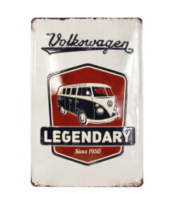 VW Blechschild - Legendary, Front