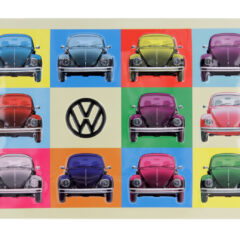 VW Käfer Blechschild - Multicolor, Front