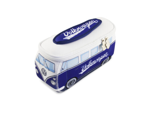 VW T1 Bulli Neopren-Mäppchen in blau/weiß