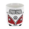 VW T1 Bulli Kaffeetasse, in rot, Front