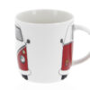 VW T1 Bulli Kaffeetasse, in rot, left side