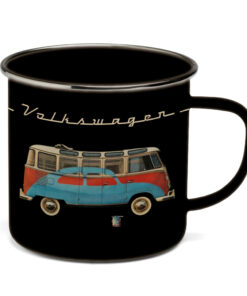 VW T1 Bulli Emaille Tasse - Samba & Beetle