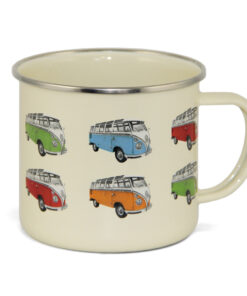 VW T1 Bus Emaille Tasse - Bulli T1 Parade