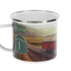 VW T1 Bus Emaille Tasse - Highway 1 aus verschiedenen Blickwinkel